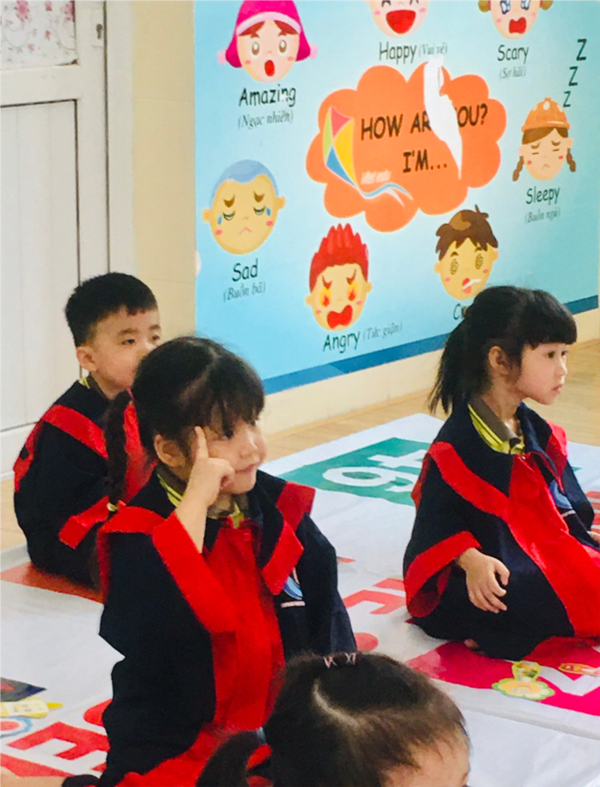 Các bé MGN B4 tham gia thi   Rung chuông vàng 