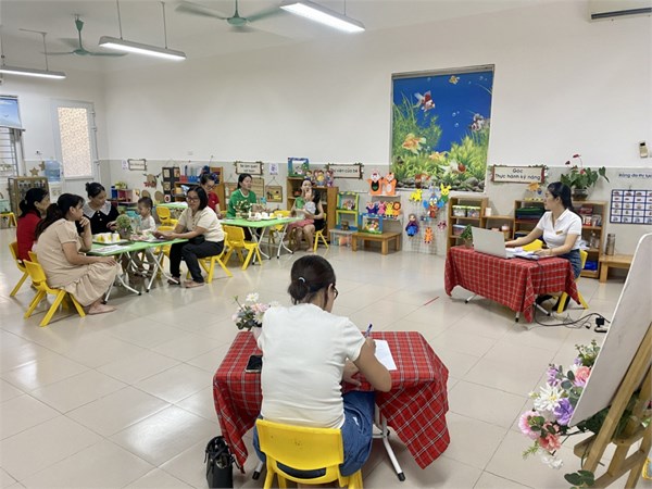 Họp phụ huynh đầu năm học 2024 - 2025 của lớp MGB C3 