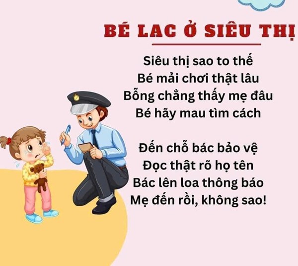 KNS: Bé lạc ở siêu thị