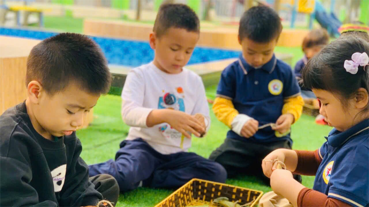 Ảnh đẹp tháng 1: Các bé MGN B4 với hoạt động ngoài trời