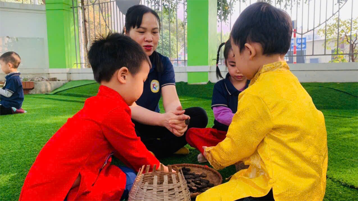 Ảnh đẹp tháng 1: Các bé MGN B4 với hoạt động ngoài trời