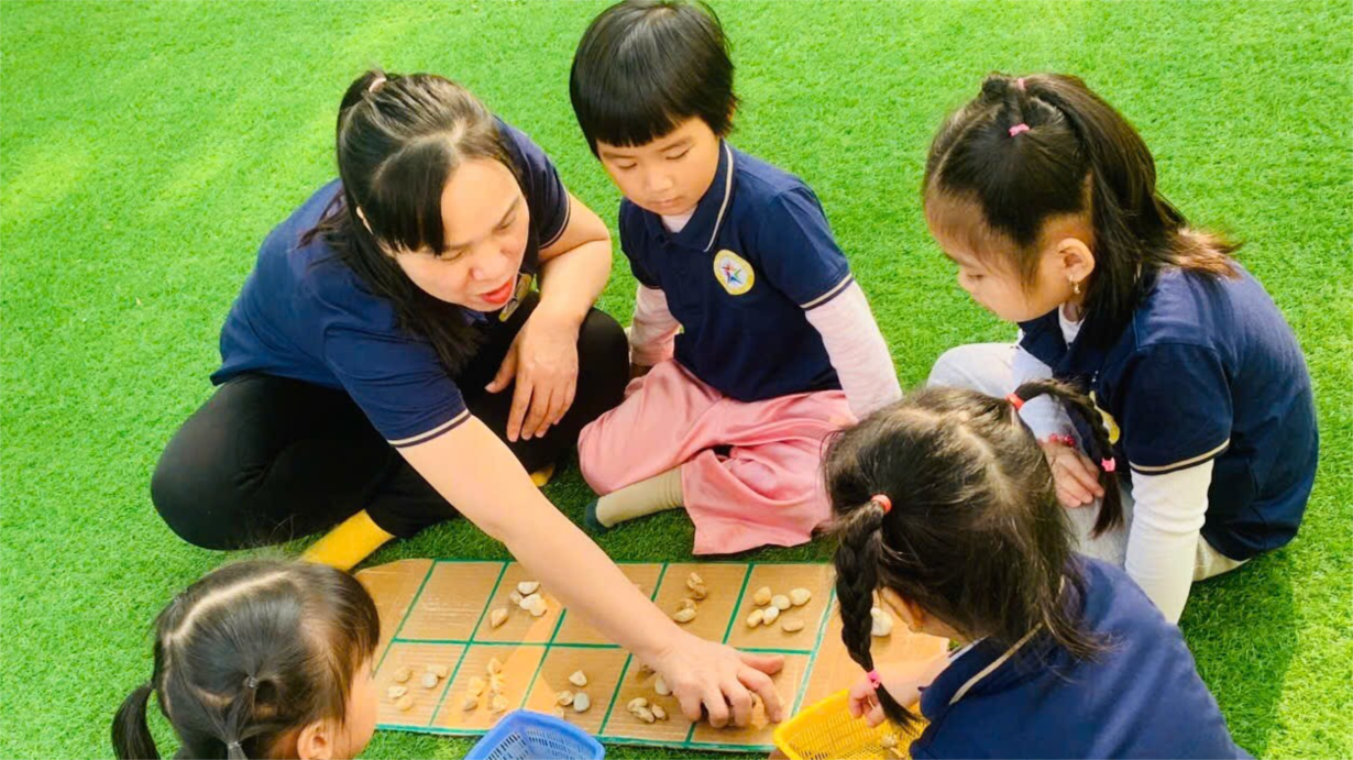 Ảnh đẹp tháng 1: Các bé MGN B4 với hoạt động ngoài trời