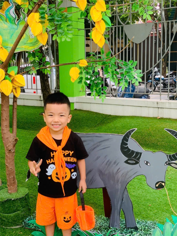 Các bé lớp MGN B4 với lễ hội Halloween 2025