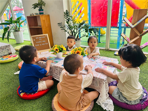 Ambum ảnh lớp Nhà Trẻ D2 hưởng ứng Ngày hội đọc sách