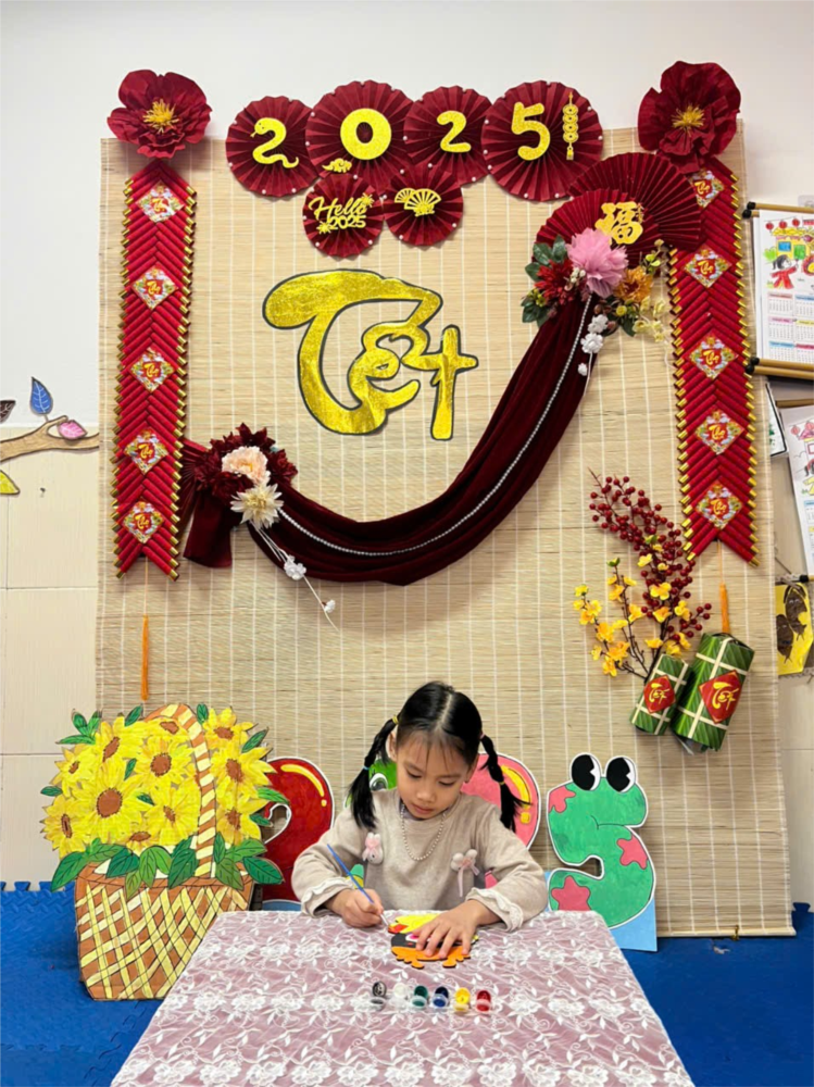 Ảnh đẹp tháng 2: Các bé MGN B4 với trò chơi dân gian