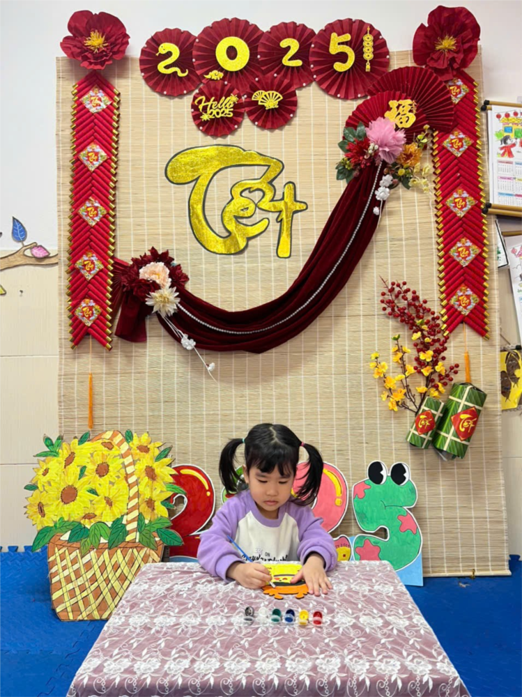 Ảnh đẹp tháng 2: Các bé MGN B4 với trò chơi dân gian