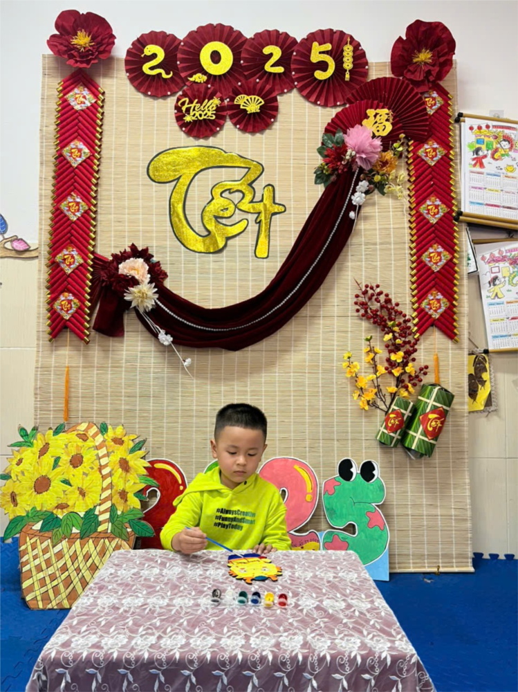 Ảnh đẹp tháng 2: Các bé MGN B4 với trò chơi dân gian