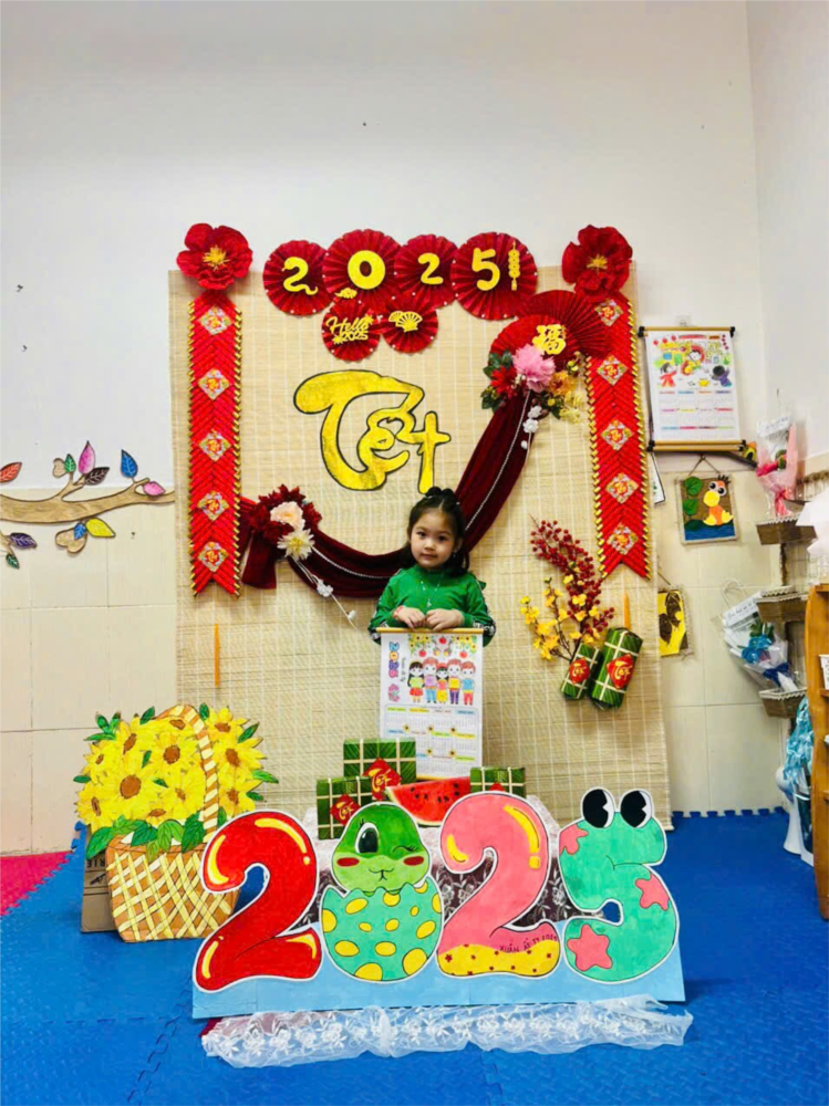 Ảnh đẹp tháng 2: Các bé MGN B4 với trò chơi dân gian