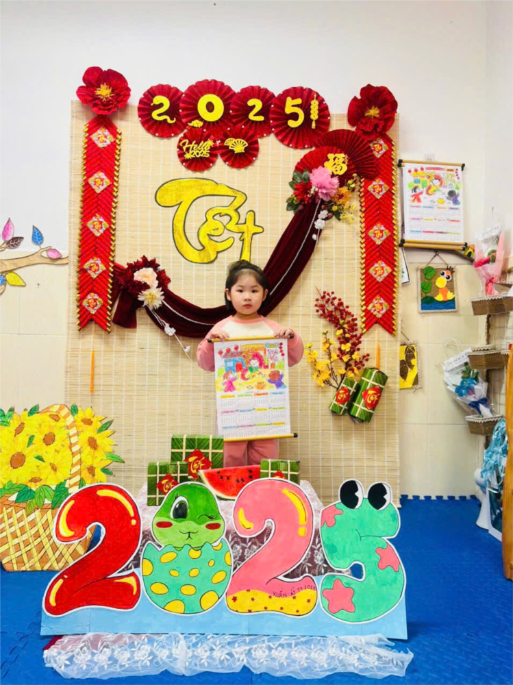 Ảnh đẹp tháng 2: Các bé MGN B4 với trò chơi dân gian