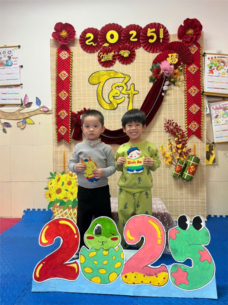 Ảnh đẹp tháng 2: Các bé MGN B4 với trò chơi dân gian