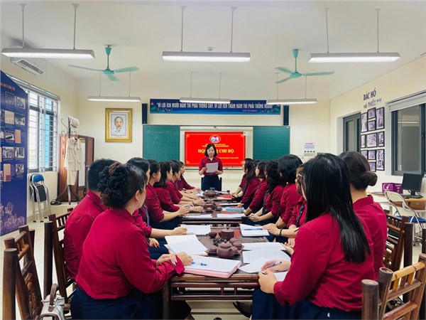 Hội nghị chi bộ triển khai nhiệm vụ mới giai đoạn 2025 - 2030