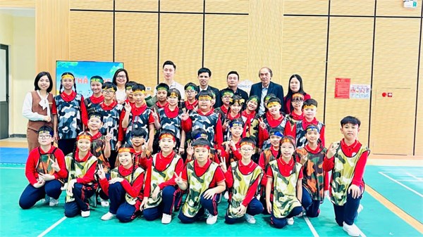 Tiết thi GVG cấp Phường môn Thể dục