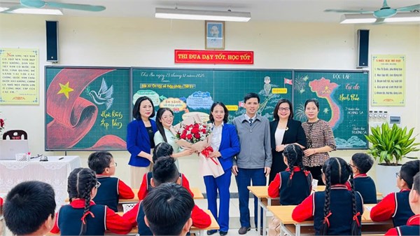 Tiết thi GVG cấp Phường môn Toán