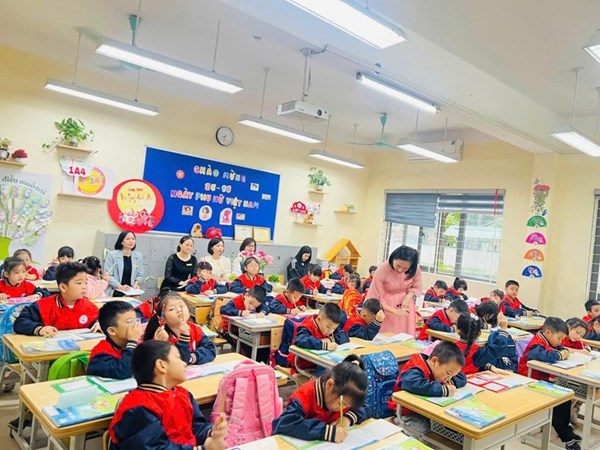 Tiết thi GVG lớp 1A4