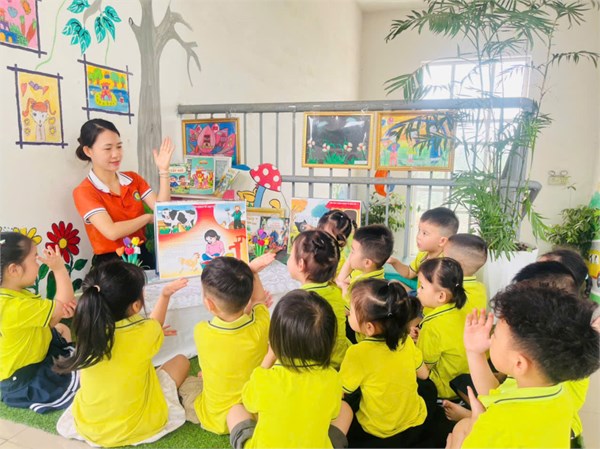 Ngày hội đọc sách của các bé lớp MGB C3