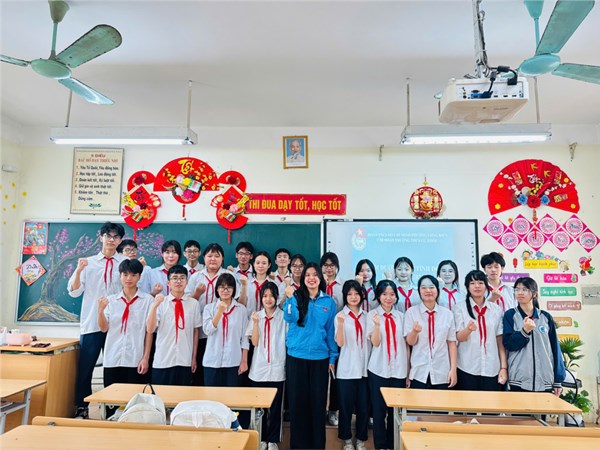 Lớp học Cảm tình Đoàn đợt 1 dành cho 24 học sinh ưu tú khối 9